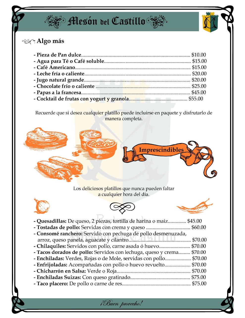 Imprescindibles :: Restaurante Mesón del Castillo